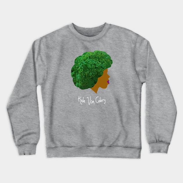 Kale Von Celery in White Crewneck Sweatshirt by Kale Von Celery